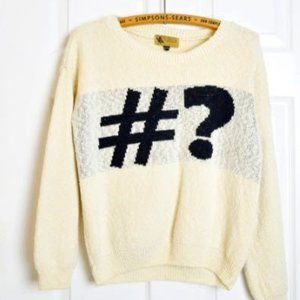 Anthropologie x Katsumi Punctuation Statement Sweatshirt